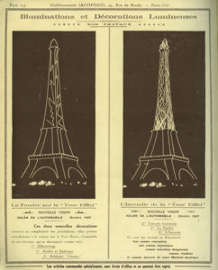 Nouveaux motifs de foudre et de flammes de 1927, extrait du catalogue des établissements Jacopozzi.