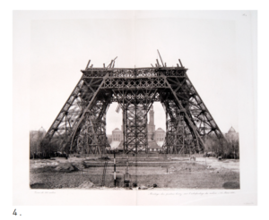 Progression de la construction de la Tour Eiffel