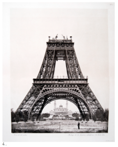 Progression de la construction de la Tour Eiffel